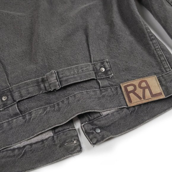 RRL Double RL Trucker Denim Jacket Sz M Made In US - Picture 8 of 10